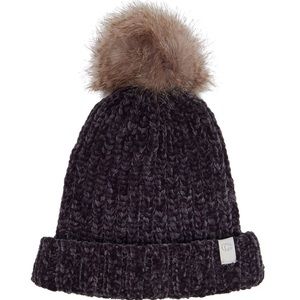 Chaos cuff beanie with faux fur Pom Pom